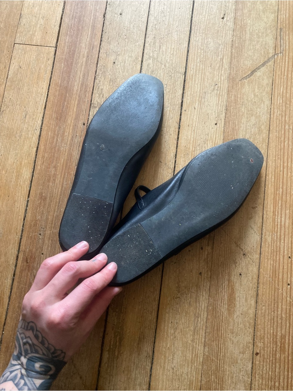 Maple Mary Jane Ballet Flat — Black Leather — 8 - Picture 9 of 11
